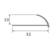 Заказать Уголок внешний (раскладка) для плитки из латуни ЛПО-9 2,7 м Заказать Уголок внешний (раскладка) для плитки из латуни ЛПО-9 2,7 м
