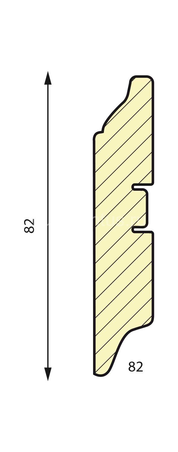 Заказать Плинтус МДФ Smartprofile Paint 82 напольный под покраску (Белый) 2,4м Заказать Плинтус МДФ Smartprofile Paint 82 напольный под покраску (Белый) 2,4м