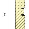 Заказать Плинтус МДФ Smartprofile Paint 82 напольный под покраску (Белый) 2,4м Заказать Плинтус МДФ Smartprofile Paint 82 напольный под покраску (Белый) 2,4м