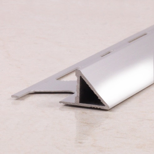 Заказать Профиль из алюминия под плитку ПО-05 серебро глянец 2,7 м 