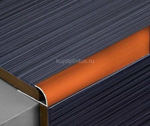 Заказать Профиль алюминиевый С-образный ПО-10 бронза светлая глянец 2,7 м Заказать Профиль алюминиевый С-образный ПО-10 бронза светлая глянец 2,7 м