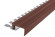 Заказать Противоскользящий закладной гибкий профиль FlexStep 25 мм FS-25 темно-коричневый 2,7 м 