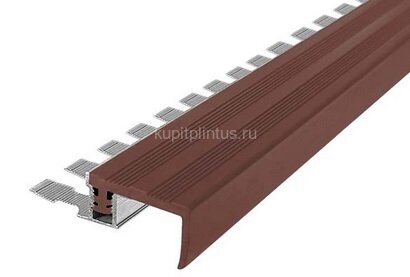 Заказать Противоскользящий закладной гибкий профиль FlexStep 25 мм FS-25 темно-коричневый 2,7 м Заказать Противоскользящий закладной гибкий профиль FlexStep 25 мм FS-25 темно-коричневый 2,7 м