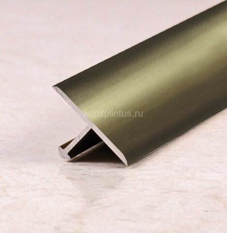 Заказать Профиль Т-образный 25 мм алюминий (полукруглый) PV38-09 шампань блестящая 2,7 м Заказать Профиль Т-образный 25 мм алюминий (полукруглый) PV38-09 шампань блестящая 2,7 м