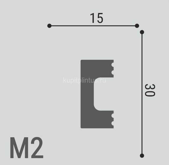 Заказать Молдинг 30х15 мм Де-Багет XPS POLYMER М 2 белый 2 м Заказать Молдинг 30х15 мм Де-Багет XPS POLYMER М 2 белый 2 м