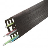 Наличник с кабель-каналом 70 мм Идеал Деконика Д-Н70 303 Венге темный 2,2 м