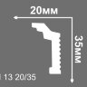 Заказать Потолочный плинтус 35х20 мм Де-Багет XPS П 13 20/35 белый 2 м Заказать Потолочный плинтус 35х20 мм Де-Багет XPS П 13 20/35 белый 2 м