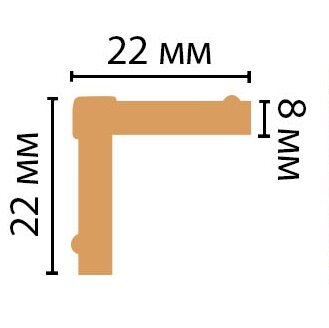 Заказать Цветной уголок Decomaster Эрмитаж 116M-1223 Яблоня 22х22х2400 мм Заказать Цветной уголок Decomaster Эрмитаж 116M-1223 Яблоня 22х22х2400 мм