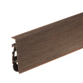 Напольный плинтус Cezar Hi-Line Prestige 75 мм цвет 106 под дерево 2,5 м Напольный плинтус Cezar Hi-Line Prestige 75 мм цвет 106 под дерево 2,5 м