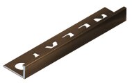 Профиль L-образный алюминиевый 12.5 мм NEEXY PV03-48 BBR-D темная бронза блестящая 2.7 м