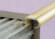Заказать Алюминиевый профиль для ступеней овальный (ZET OWAL) с рифлением 10 мм PV49-13 песок блестящий 2,7 м 