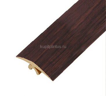 Заказать Порог гибкий ПВХ Т-образный Cezar Flex Line 109 Венге 6 м 