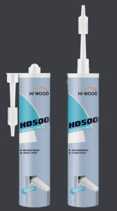 Клей-шпатлевка Hiwood HD500 белый 280 мл