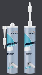 Клей-шпатлевка Hiwood HD500 белый 280 мл