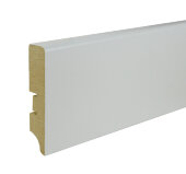 Плинтус МДФ Smartprofile Paint 80А напольный под покраску (Белый) 2,4м Плинтус МДФ Smartprofile Paint 80А напольный под покраску (Белый) 2,4м