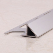 Профиль из алюминия под плитку ПО-05 серебро матовое 2,7 м