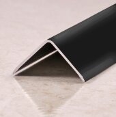 Уголок отделочный алюминиевый ПН-20х20 Черный глянец 2,7 м Уголок отделочный алюминиевый ПН-20х20 Черный глянец 2,7 м