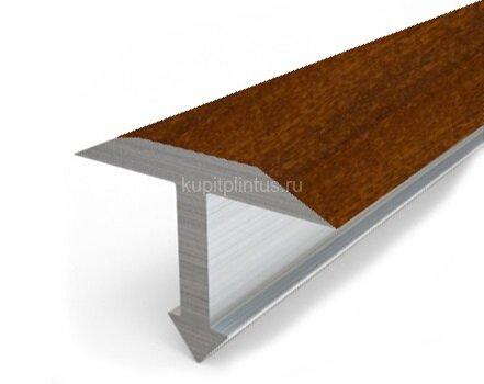 Заказать Профиль Т-образный гибкий 15 мм MP11 из ламинированного алюминия 34 Бук золотистый 2,7 м 