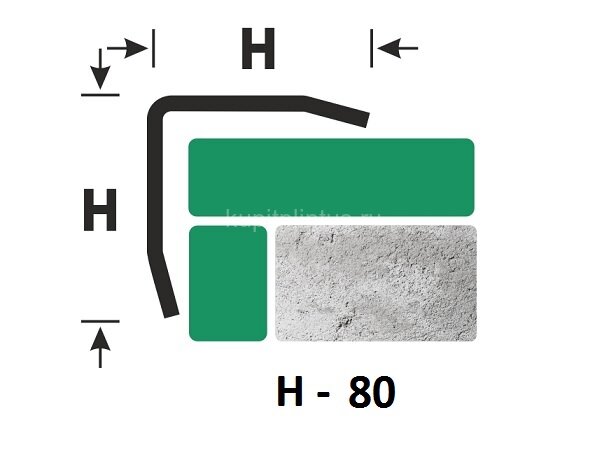 Заказать Стальной уголок 80х80 FD 80 P полированная сталь 3 м 