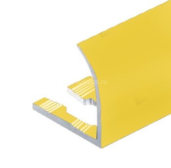 Заказать Профиль для плитки внешний гибкий С-образный алюминий 8 мм PV25-04 золото матовое 2,7 м Заказать Профиль для плитки внешний гибкий С-образный алюминий 8 мм PV25-04 золото матовое 2,7 м