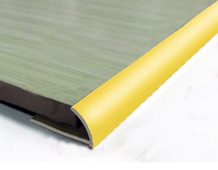 Заказать Гибкий С-образный профиль из алюминия 10 мм эконом PV11-05 Золото блестящее 2,7 м 