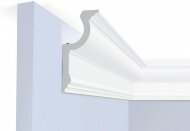 Потолочный плинтус 67х140 мм Hiwood A155 белый 2м Потолочный плинтус 67х140 мм Hiwood A155 белый 2м