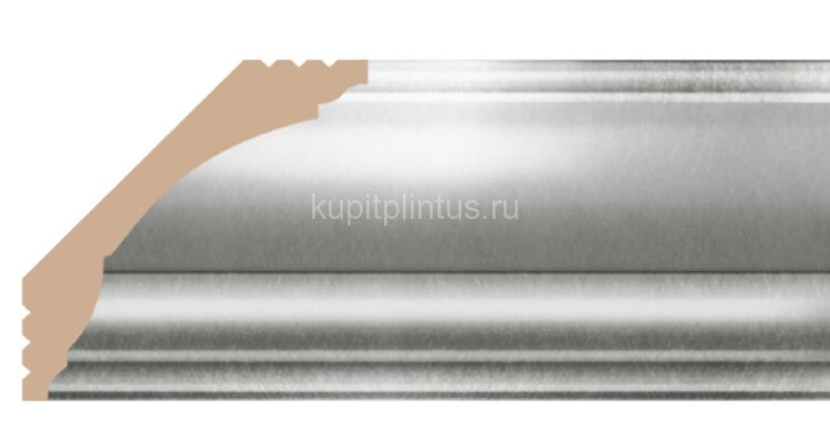 Заказать Потолочный карниз Decomaster Арт Деко D100-375 Серебро 69х69х2400 мм Заказать Потолочный карниз Decomaster Арт Деко D100-375 Серебро 69х69х2400 мм