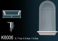 Декоративная ниша Перфект K6006 135х710х95 мм Декоративная ниша Перфект K6006 135х710х95 мм