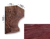 Консоль для декоративной балки 165х75х150 мм Уникс Славянский стиль КСС2 Вишня