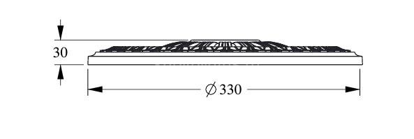 Заказать Потолочная розетка Orac Decor Purotouch R14 диаметром 33 см Заказать Потолочная розетка Orac Decor Purotouch R14 диаметром 33 см