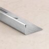 Заказать Профиль L-образный из нержавеющей стали 12 мм SL005-12H SGB серебро глянец браш 2,7 м 