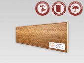 Напольный плинтус МДФ Teckwood цветной 80х10 Орех Пекан 2.15 м
