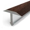 Заказать Профиль Т-образный из ламинированного алюминия Т-18 Л Орех 2,7 м Заказать Профиль Т-образный из ламинированного алюминия Т-18 Л Орех 2,7 м