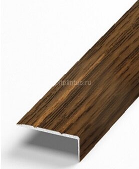 Заказать Порог угловой из алюминия Д1 Л Темный дуб (ламинированный) 2,7 м Заказать Порог угловой из алюминия Д1 Л Темный дуб (ламинированный) 2,7 м
