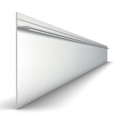 Алюминиевый плинтус для пола 100х14 мм Мега-Трейд 9145 серебро 3 м Алюминиевый плинтус для пола 100х14 мм Мега-Трейд 9145 серебро 3 м