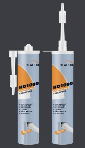 Заказать Клей монтажно-стыковочный Hiwood HD1000 белый 280 мл 