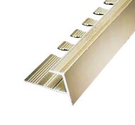 Профиль F-образный гибкий из алюминия ПФ-11 бронза светлая глянцевая 2,7 м Профиль F-образный гибкий из алюминия ПФ-11 бронза светлая глянцевая 2,7 м