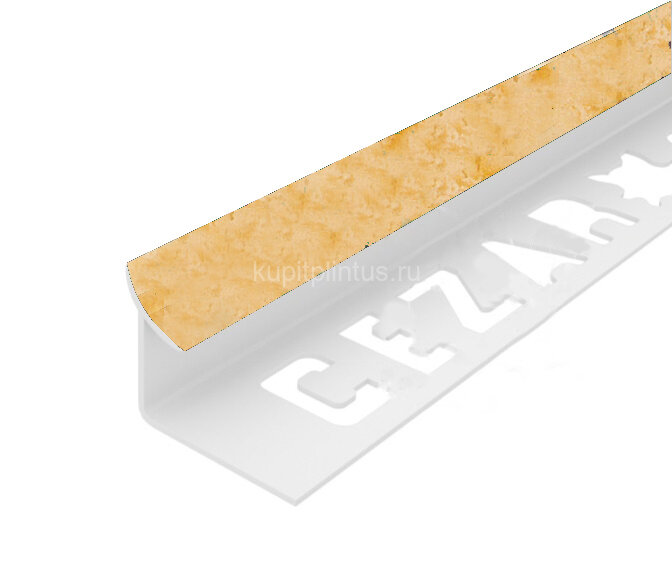 Заказать Профиль ПВХ для плитки Cezar внутренний 9 мм 205 Бежевый мрамор 2,5 м Заказать Профиль ПВХ для плитки Cezar внутренний 9 мм 205 Бежевый мрамор 2,5 м
