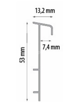 Заказать Плинтус ребристый для ковролина Cezar Dwo цвет 137 коралловый 2,5 м Заказать Плинтус ребристый для ковролина Cezar Dwo цвет 137 коралловый 2,5 м