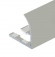 Заказать Профиль для плитки внешний гибкий С-образный алюминий 8 мм PV25-02 серебро матовое 2,7 м 