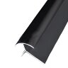 Заказать Алюминиевый профиль угловой под плитку закладной ПО-10х10 Черный матовый 2,7 м 