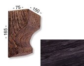 Консоль для декоративной балки 165х75х150 мм Уникс Славянский стиль КСС2 Венге
