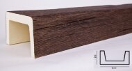 Декоративная балка из полиуретана 100х160 мм Уникс Модерн М16 Дуб 3 м