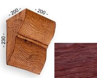 Консоль для балок 230х200х200 мм Уникс Классика К3 Вишня Консоль для балок 230х200х200 мм Уникс Классика К3 Вишня