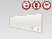Напольный плинтус МДФ Teckwood цветной 80х10 Дуб Лёд 2.15 м