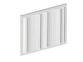 Декоративная панель 3D HiWood LV241 NP GRAND белый 240х20 мм 2.7м