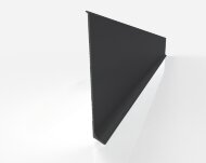Алюминиевый напольный плинтус 40 мм Мега-Трейд ЛП-40 0032 черный муар RAL 9005 3 м Алюминиевый напольный плинтус 40 мм Мега-Трейд ЛП-40 0032 черный муар RAL 9005 3 м