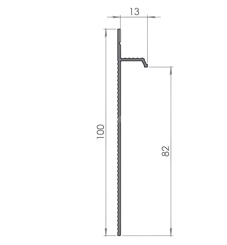 Заказать Алюминиевый плинтус для пола 100х14 мм Мега-Трейд 9145 черный 3 м Заказать Алюминиевый плинтус для пола 100х14 мм Мега-Трейд 9145 черный 3 м