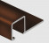 Заказать Алюминиевый П-профиль 12х12 мм Gunsen PV32-11 коричневый блестящий 2,7 м 