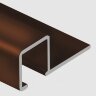 Заказать Алюминиевый П-профиль 12х12 мм Gunsen PV32-11 коричневый блестящий 2,7 м Заказать Алюминиевый П-профиль 12х12 мм Gunsen PV32-11 коричневый блестящий 2,7 м